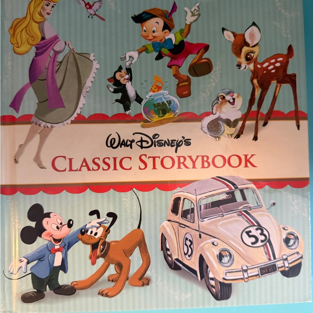 Disney Classic Storybook with Colorful Characters